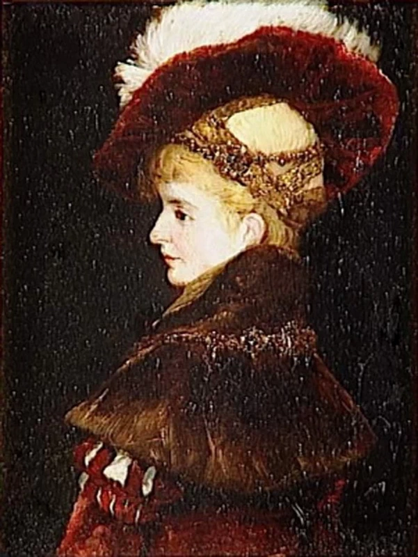 Ritratto di una donna in costume cerimoniale